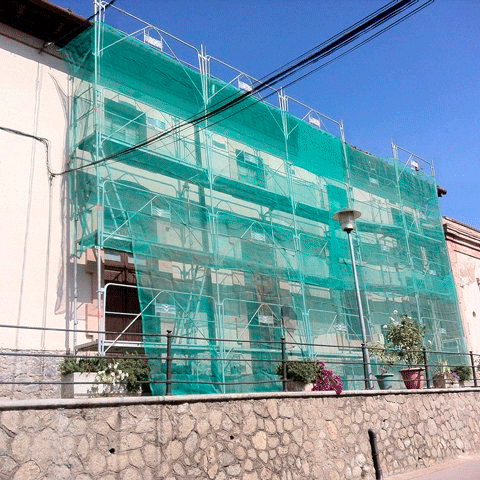  сетка строительная фасадная зеленая купить в москве
